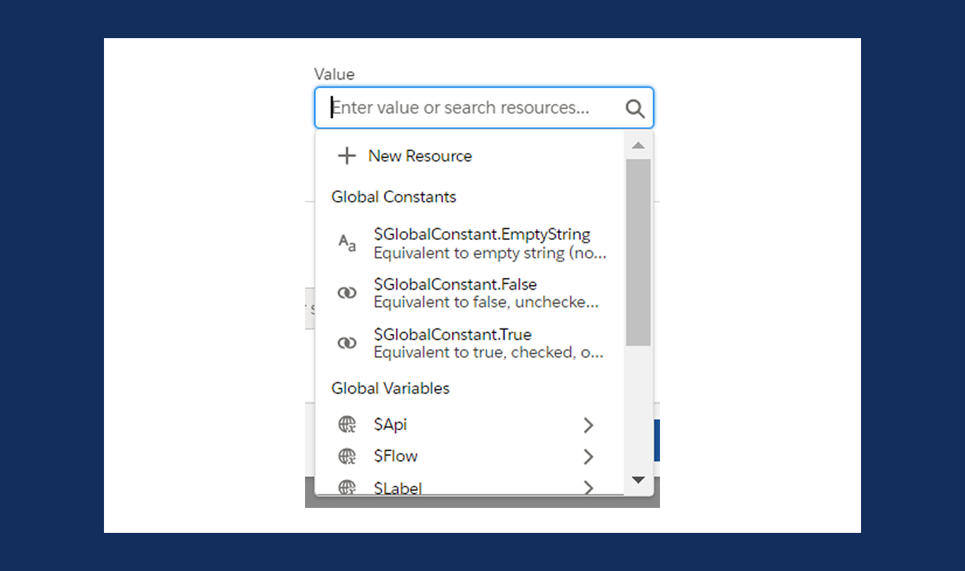 Screenshot of the old, outdated Resource Menu design showing poor organization and unclear navigation